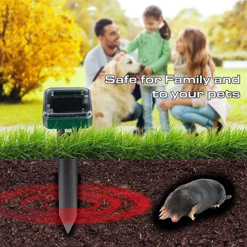 🎁Solar Power Mouse Mole Snakes Pest Rodent Repeller