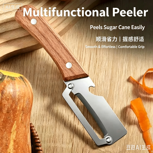 FreshPeel™ -2in1 Vegetable Peeler + Bottle Opener | Clean Peeling | Stainless Steel Blade