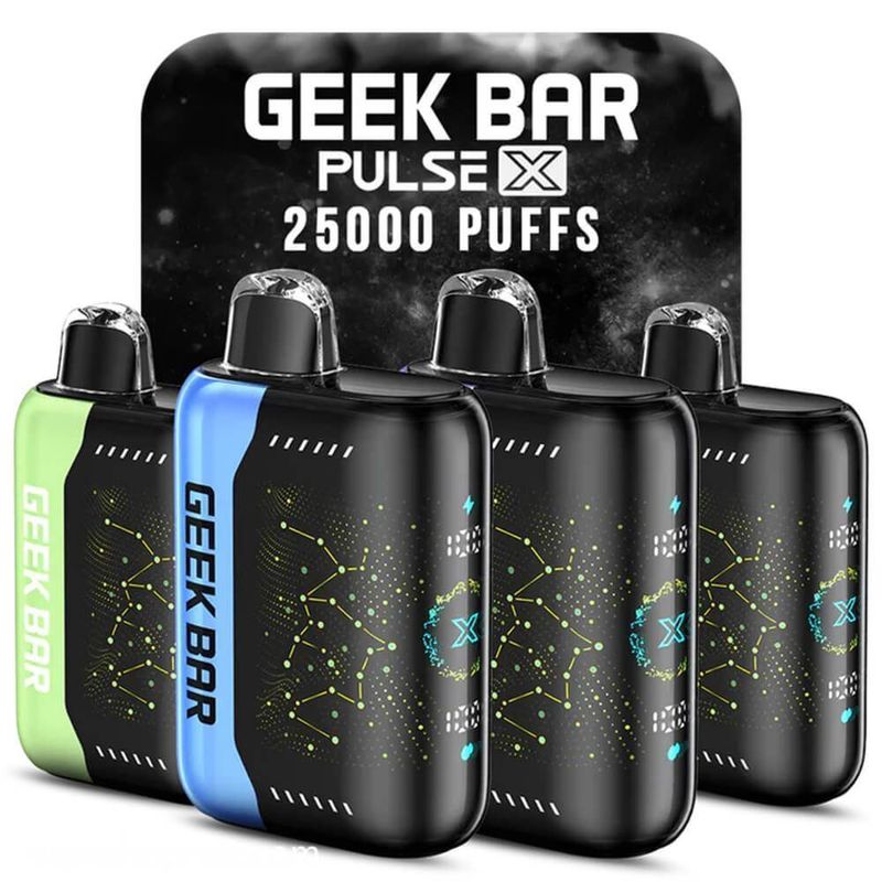 GEEK BAR PULSE X拋棄式電子煙 大容量搭配高續航，補貨與續用更好評估