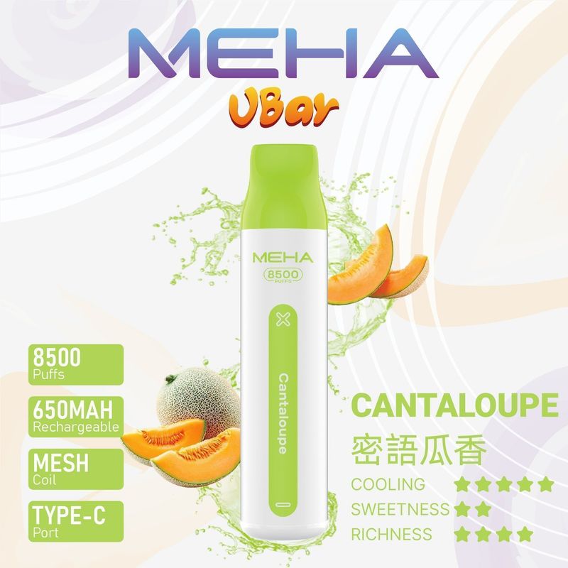 MEHA拋棄式電子煙 8500口搭配輕薄便攜，口感節奏更容易掌握