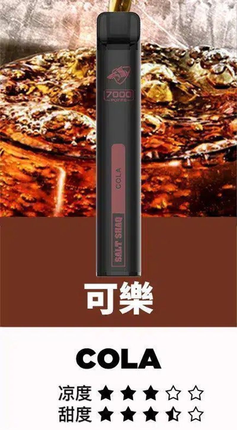 SALT SHAQ拋棄式電子煙 多口味搭配穩定輸出，更看重結構與日用手感