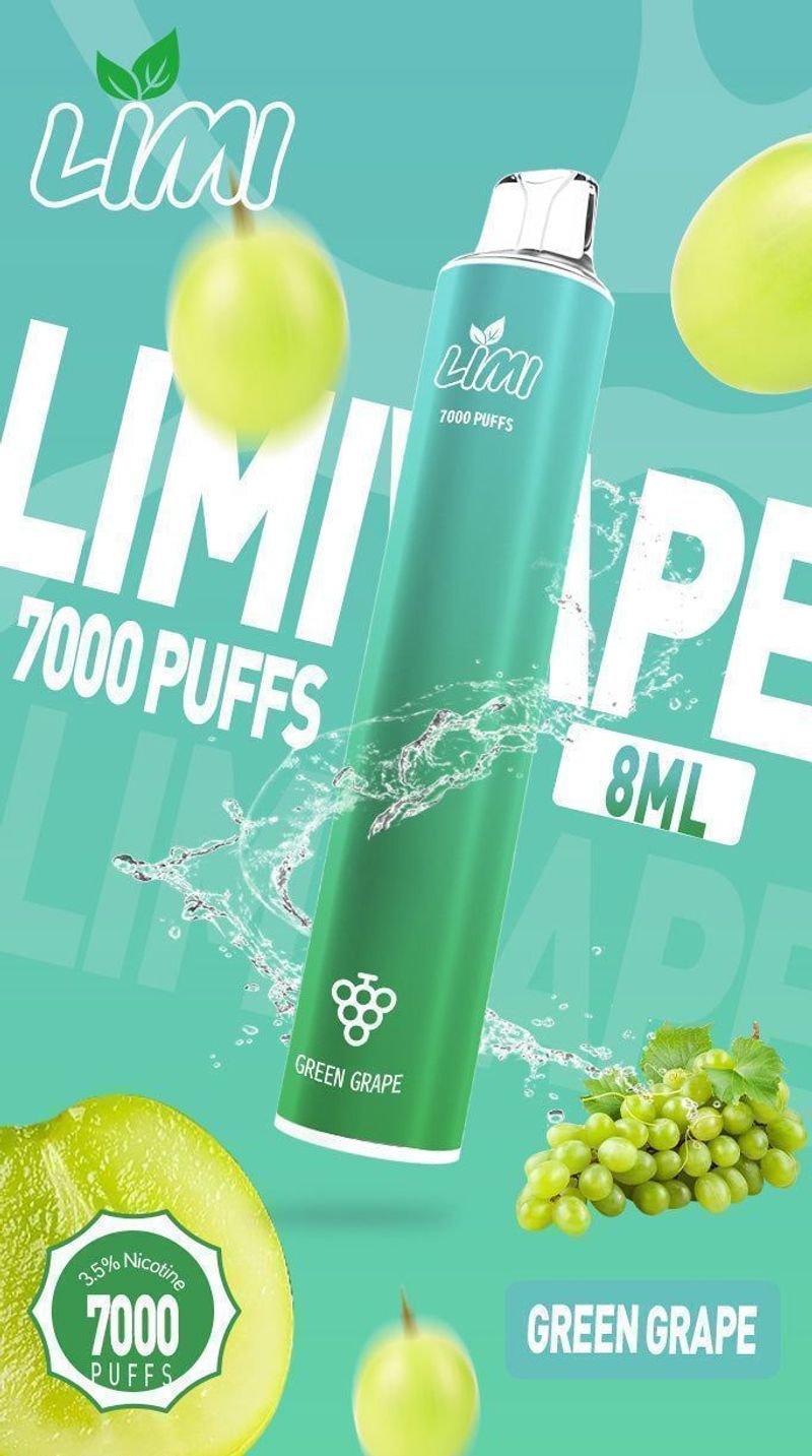 Limi拋棄式電子煙 以多口味搭配穩定輸出為重點，更看重結構與日用手感