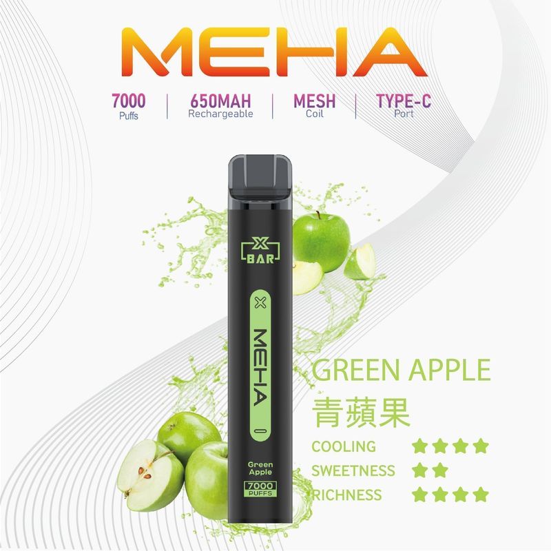 MEHA X BAR拋棄式電子煙 多口味搭配穩定輸出，更看重結構與日用手感