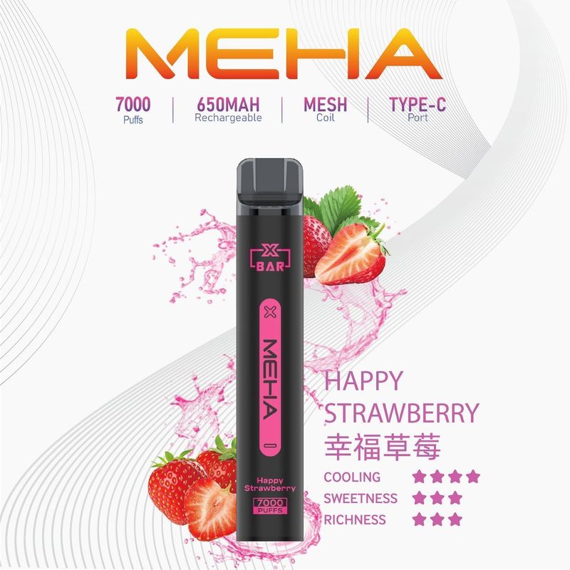 MEHA X BAR拋棄式電子煙 多口味搭配穩定輸出，更看重結構與日用手感