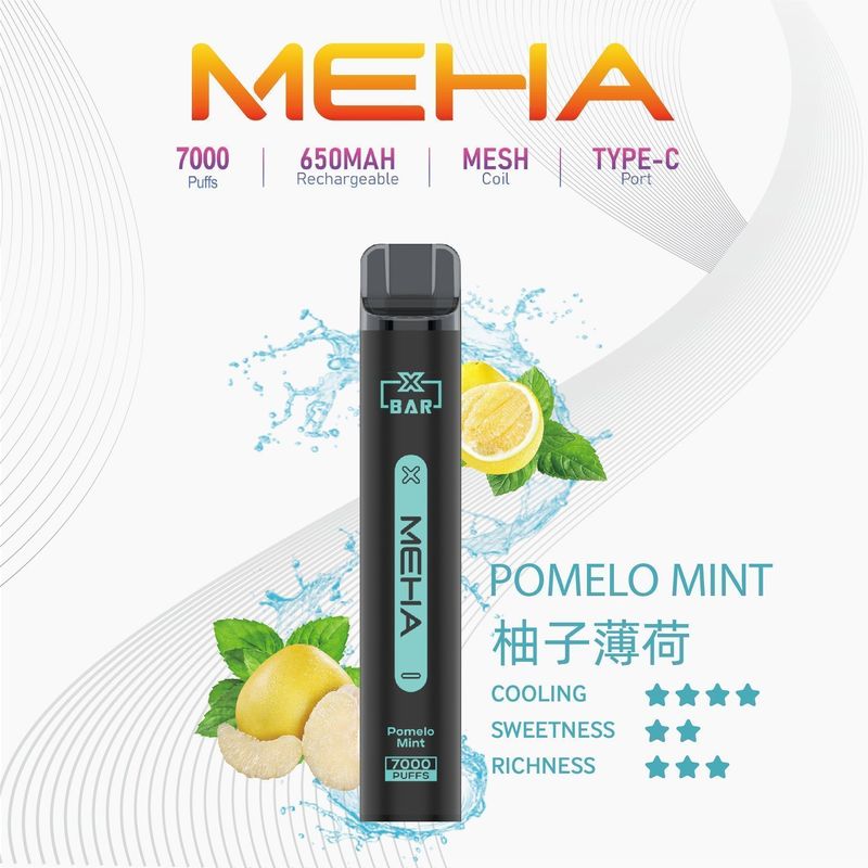 MEHA X BAR拋棄式電子煙 多口味搭配穩定輸出，更看重結構與日用手感