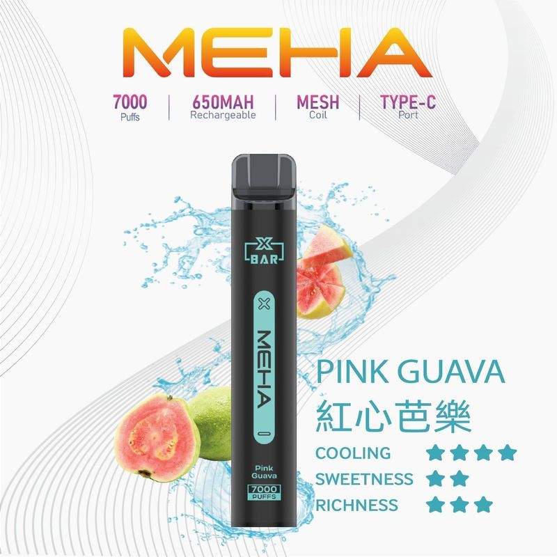 MEHA X BAR拋棄式電子煙 多口味搭配穩定輸出，更看重結構與日用手感