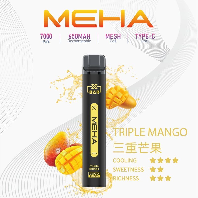 MEHA X BAR拋棄式電子煙 多口味搭配穩定輸出，更看重結構與日用手感