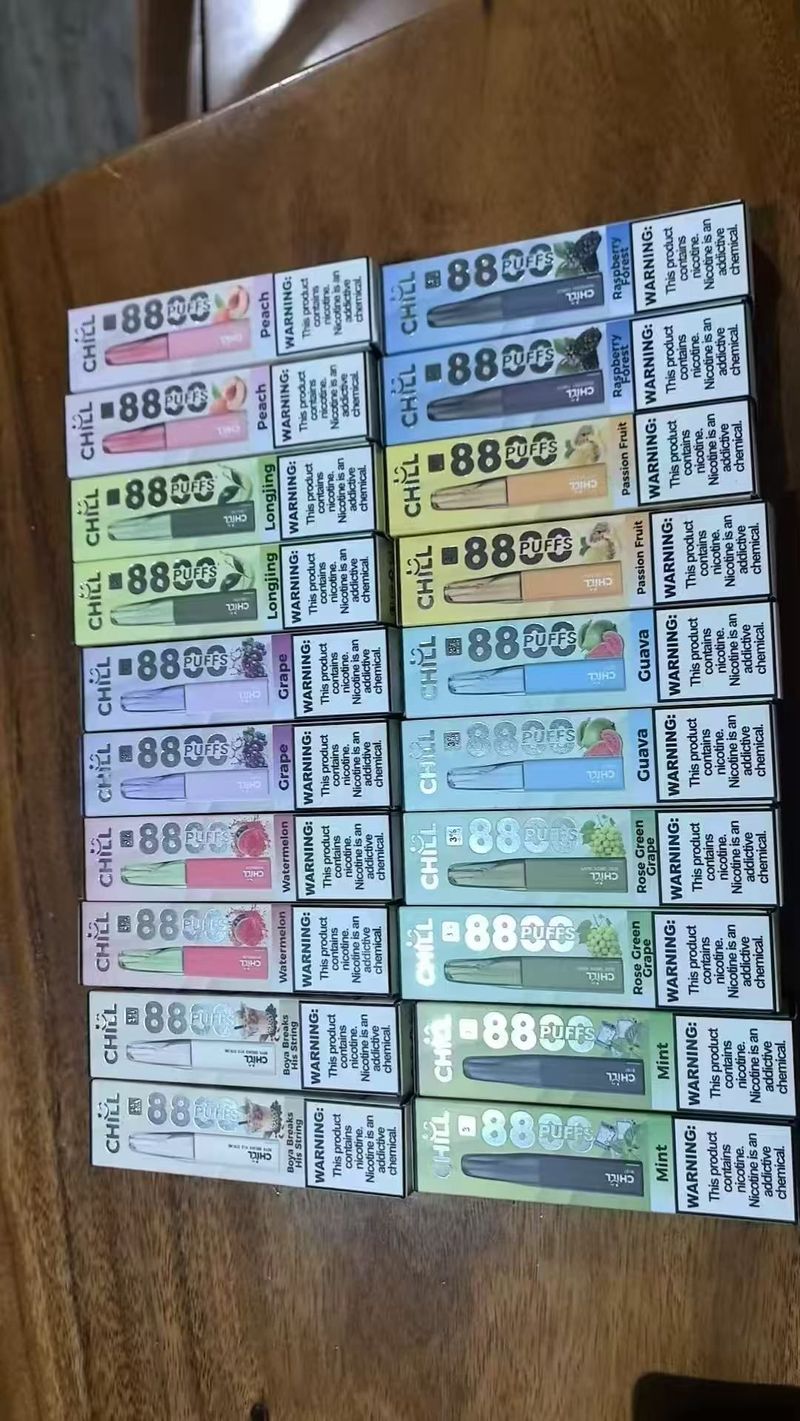CHILL拋棄式電子煙 清涼順滑搭配順滑口感，口感節奏更容易掌握