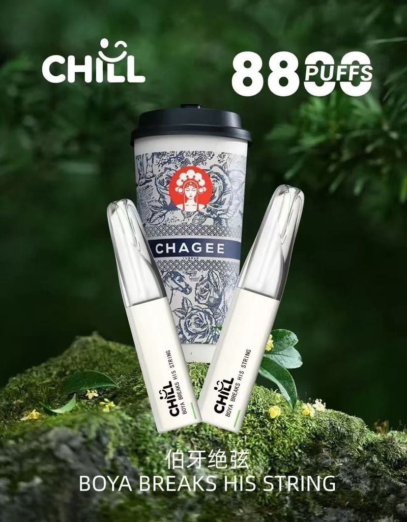 CHILL拋棄式電子煙 清涼順滑搭配順滑口感，口感節奏更容易掌握
