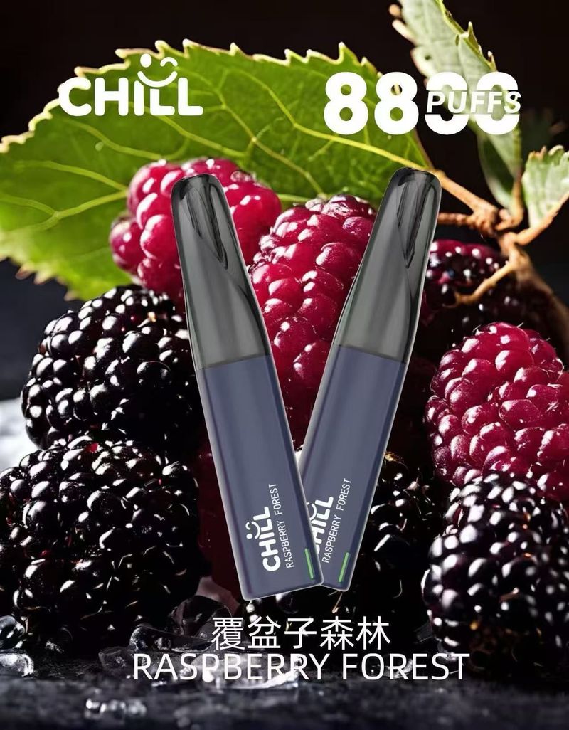 CHILL拋棄式電子煙 清涼順滑搭配順滑口感，口感節奏更容易掌握