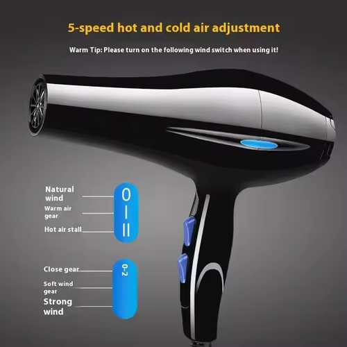 12 piece negative ion hair dryer set, electric hair styling tool set, hair straightener, curling iron, and comb.