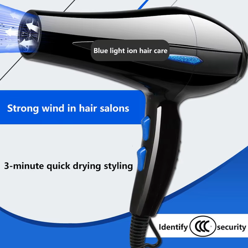 12 piece negative ion hair dryer set, electric hair styling tool set, hair straightener, curling iron, and comb.