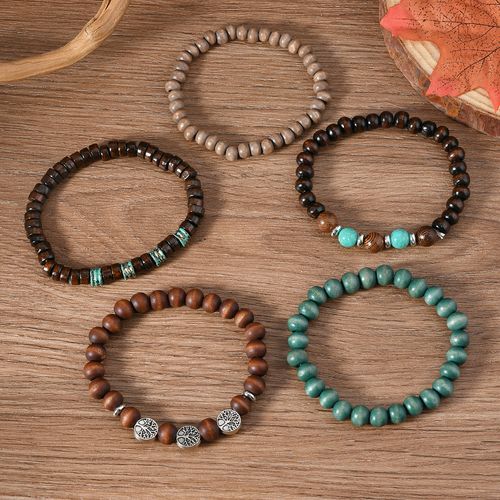 Tree of Life Beaded Bracelet Set, Multi-layered, DIY