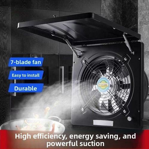 10-Inch 100W Wall-Mounted Electric Exhaust Fan with Flip-Open Shutter (3000 RPM) – Suitable for Home and Kitchen