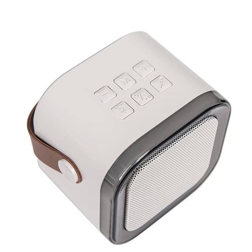 Wireless rechargeable portable mini with microphone and RGB lights, karaoke speaker