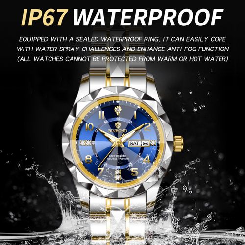 Quartz waterproof fashion watch for men