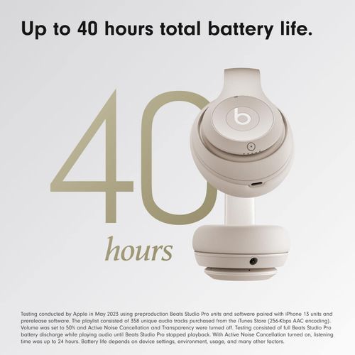 Beats Studio Pro over-ear active noise-canceling wireless Bluetooth headphonesheadset