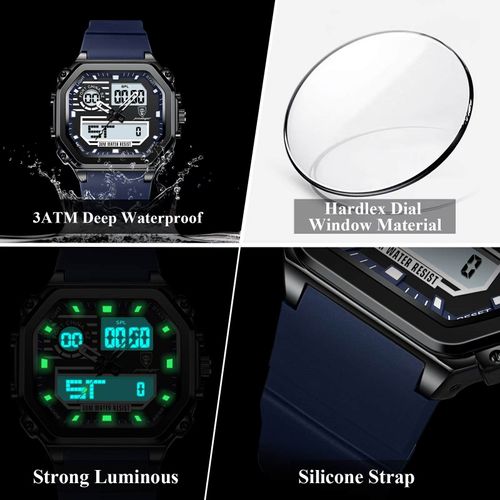 New electronic watch from a Swiss brand.