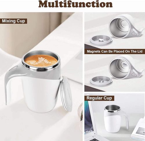 Rechargeable automatic mixing cup