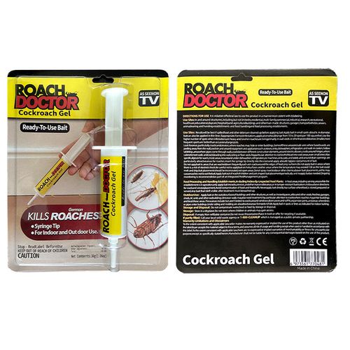 Eco-friendly 30g fast-acting cockroach gel insecticide—suitable for homes, hotels, and offices.