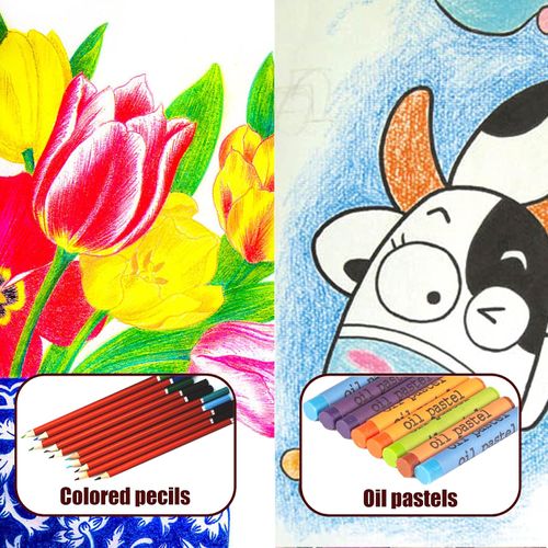 KINSPORY 150PC Art Set with Sketch Book, Coloring Art Kit Drawing Art Supplies Case, Markers Crayon Colour Pencils for