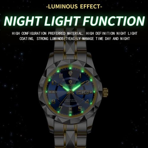 Quartz waterproof fashion watch for men