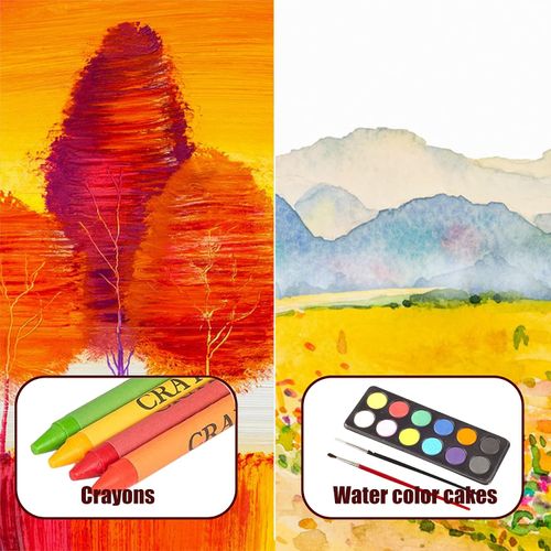 KINSPORY 150PC Art Set with Sketch Book, Coloring Art Kit Drawing Art Supplies Case, Markers Crayon Colour Pencils for