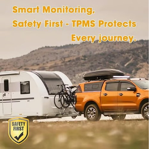 🔥🎁Solar Powered Tire Pressure Monitoring System