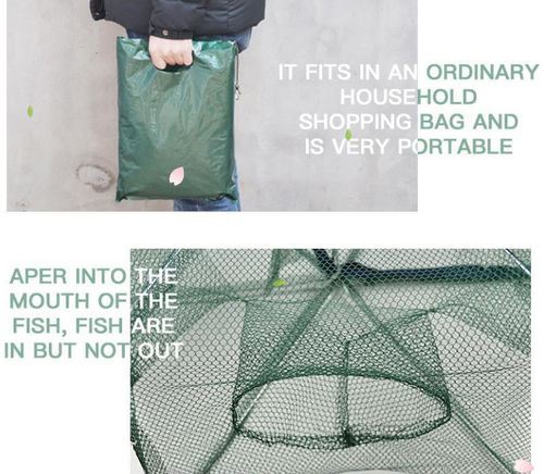 🦐🦀Automatic Foldable Fish Catcher – The Smart Trap for Bigger Catches! 🎣✨