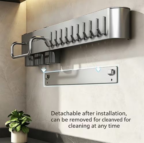 Hot Sale🔥60%OFF🔥Multi-Functional Heavy-Duty Carbon Steel Knife Holder, Organizer Rack for Knives, Utensils & Cutting Boards