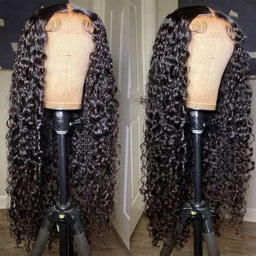 24 Inch Water Wave Human Hair Wig – Ready to Wear, Glueless, Pre-Plucked & Pre-Cut Lace, Natural Look