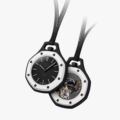 2026 New Fashion Collaboration Pocket Watch – Stylish Quartz Wristwatch, Waterproof, Leather Strap, Pendant Hanging Watch