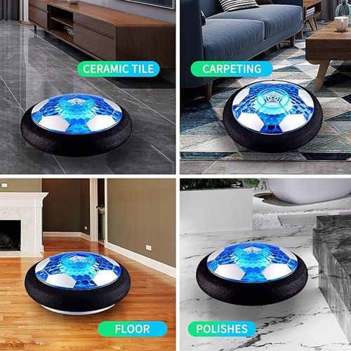 ⚡️ Air Floating Soccer with LED Lights & Foam Bumpers – NOW COMES WITH 2 GOALS! Open the box and start the match instantly! 🥅⚽️