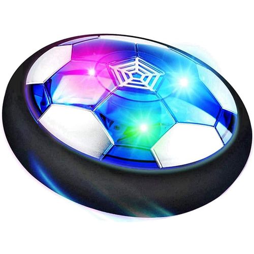 ⚡️ Air Floating Soccer with LED Lights & Foam Bumpers – NOW COMES WITH 2 GOALS! Open the box and start the match instantly! 🥅⚽️