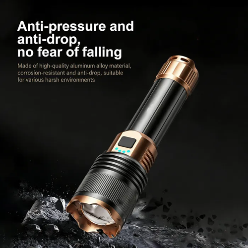 🔦 Rechargeable Outdoor Long-Range Ultra-Bright Laser Flashlight
