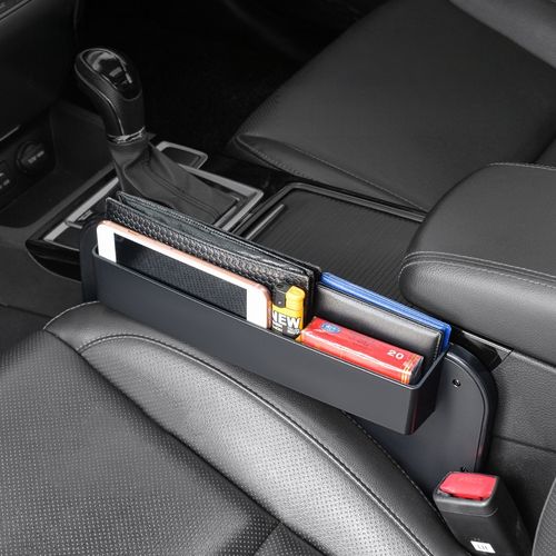 2-in-1 Car Steering Wheel Desk & Seat Gap Organizer Tray