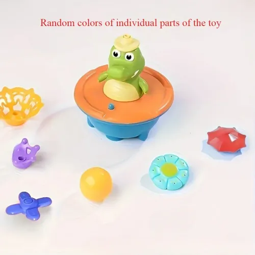 Baby Bath Toy Crocodile Water Spray Light Up Bath Toy