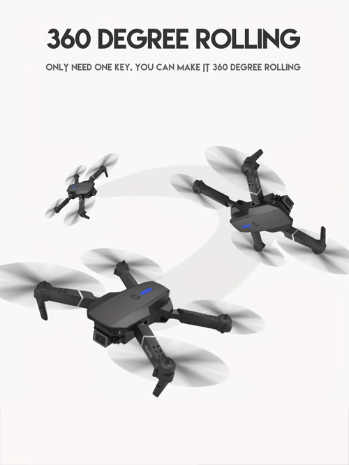 Hot Sale🔥60%OFF🔥Professional Drone E88 4k wide-angle HD camera WiFi fpv height Hold Foldable RC quadrotor helicopter Camera-free children's toys