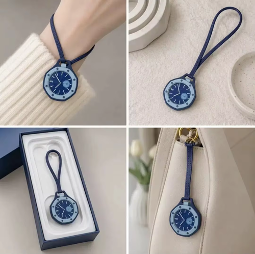 2026 New Fashion Collaboration Pocket Watch – Stylish Quartz Wristwatch, Waterproof, Leather Strap, Pendant Hanging Watch