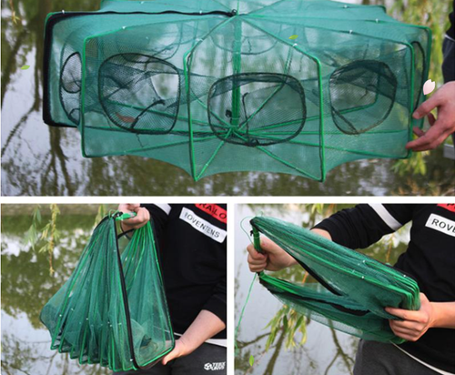 🦐🦀Automatic Foldable Fish Catcher – The Smart Trap for Bigger Catches! 🎣✨