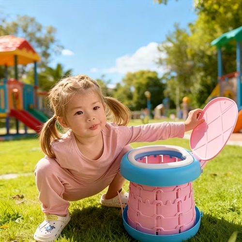Potty Training Seat Children's Portable Collapsible Toilet