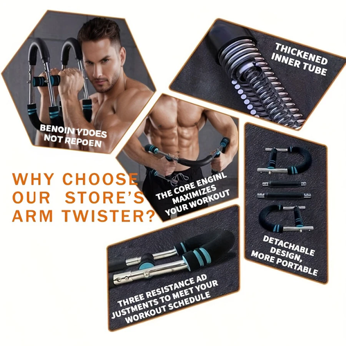Hot-selling🔥60%OFF🔥Adjustable weight bar for arm trainers, arm and torso strength training equipment, portable training device for home gyms and fitness