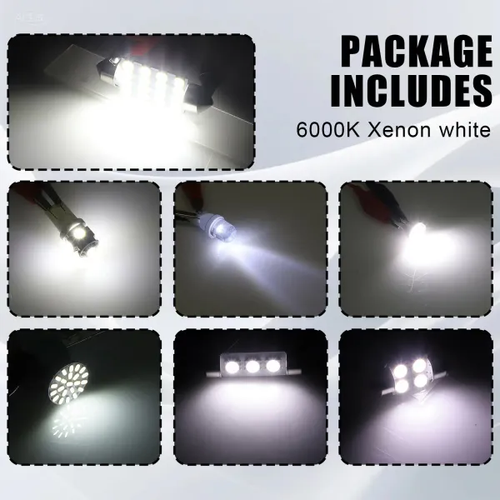 42 Pcs Interior Car Light Kit