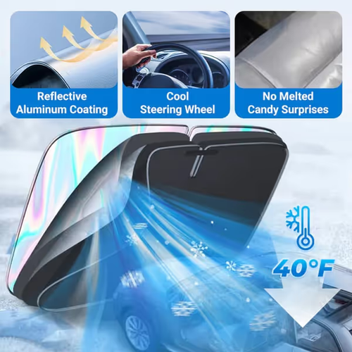 🔥60%OFF🔥🌊Hot Sale-💥2026 Foldable Anti-UV Windshield Sunshade