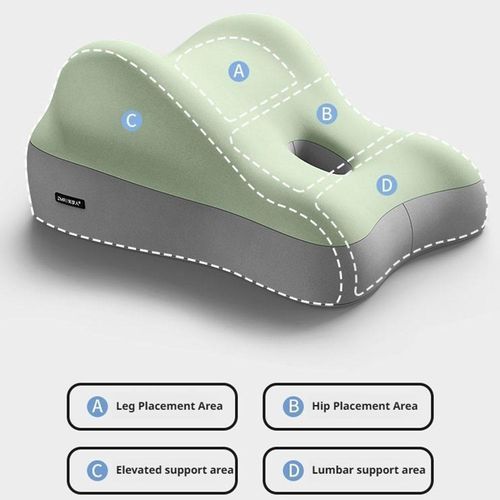 Premium Memory Foam Hip Lift Wedge – Ergonomic Multi‑Position Support for Couples, with Waist & Abdomen Comfort