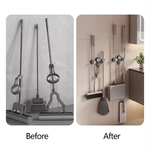 💥2 Pcs Broom Holder Mop Hanger