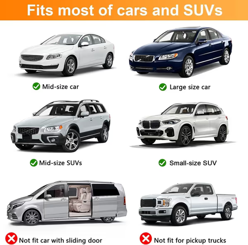 Hot Sale🔥60%OFF🔥Car Anti‑Mosquito Screen（Net）, 4 Pack Car Sunshade Curtain, Mosquito Net For Car Glass, Privacy Window Mesh