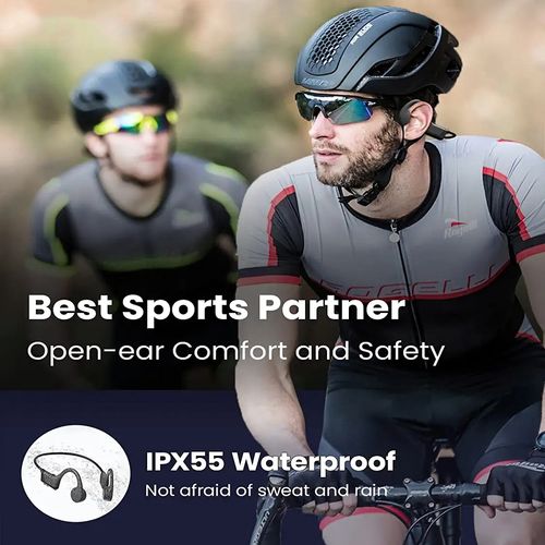 HS1 Wireless Bone Conduction Headphones - Open-Ear, Stereo Sound, Perfect for Sports & Running