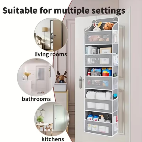 🧸Door Hanging Storage Rack - 5+5 Pockets for Everyday