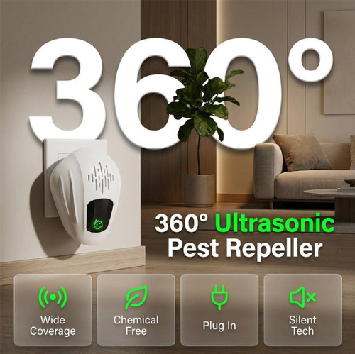 Ultrasonic rodent and mosquito repellent device – no killing required! 🚫🐭